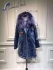 Mr&mrs Italy Women Cotton Denim Parka With Murmansky Fur